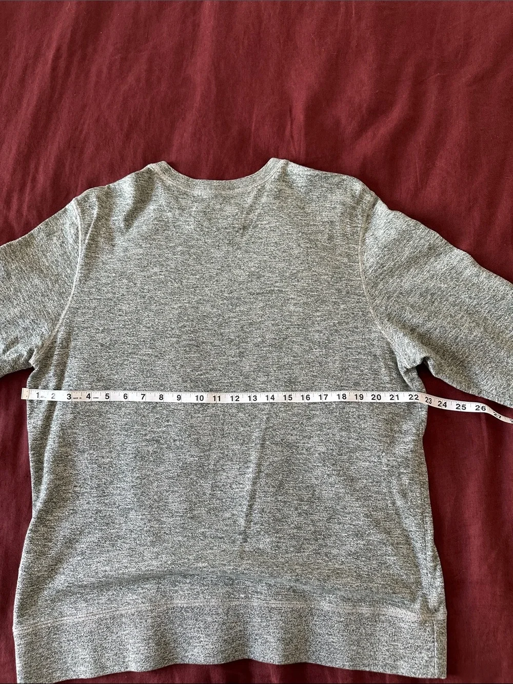 The North Face Men's Heather Gray Crewneck Sweatshirt